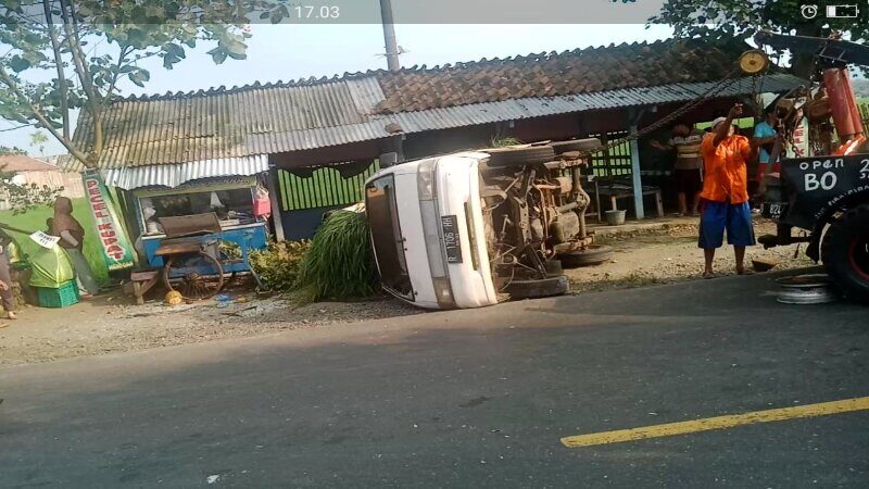 mobil-cary-pickup-bermuatan-daun-sereh-terbalik rev